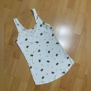 Cute Cat Patterned tank top
